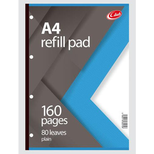 Refill Pad 160 Pg Plain Club