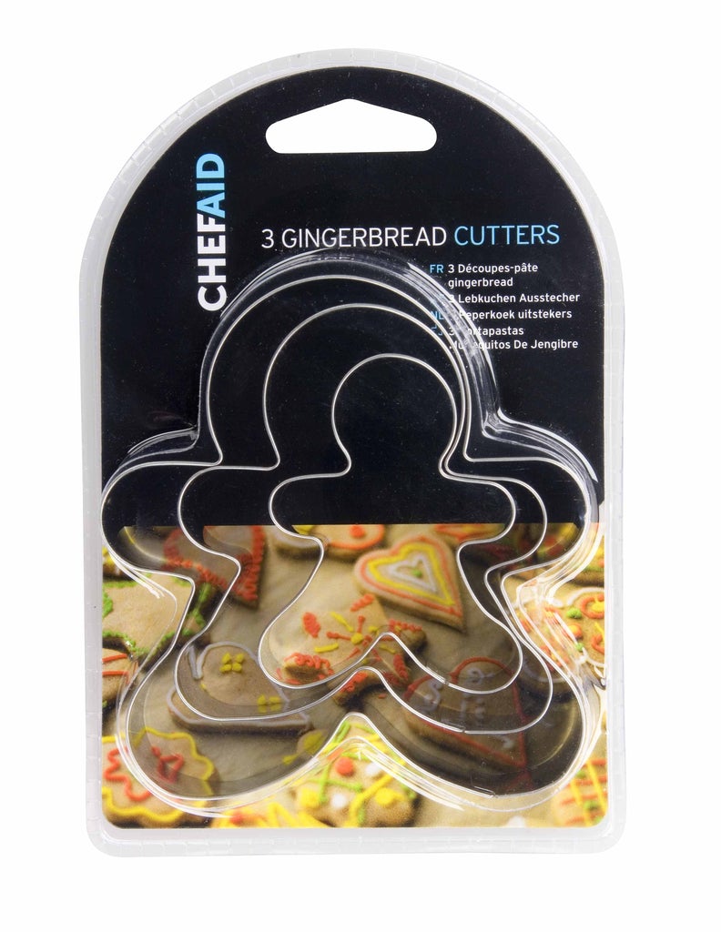Chef Aid 3Pc Gingerbread Cutter