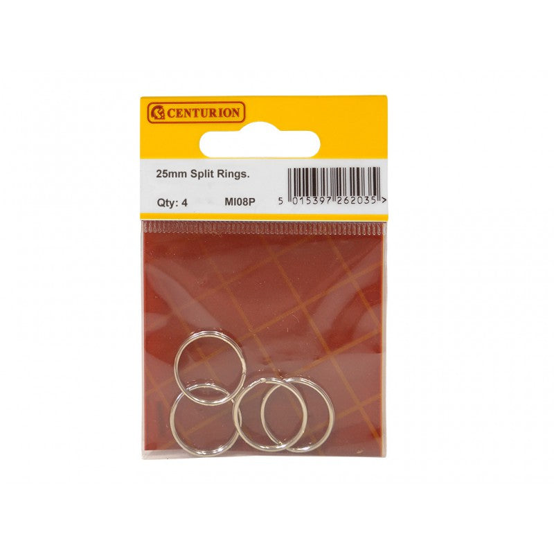 25Mm Dia. Np Split Rings (Pack Of 4)
