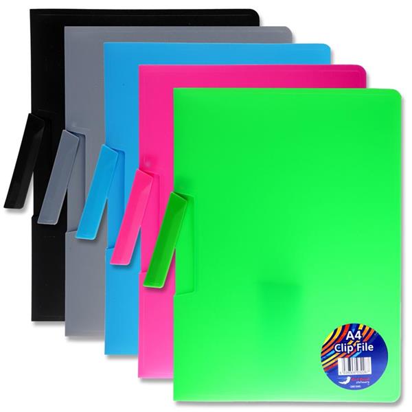 Owl Brand A4 Swing Clip File (5 assorted colours)