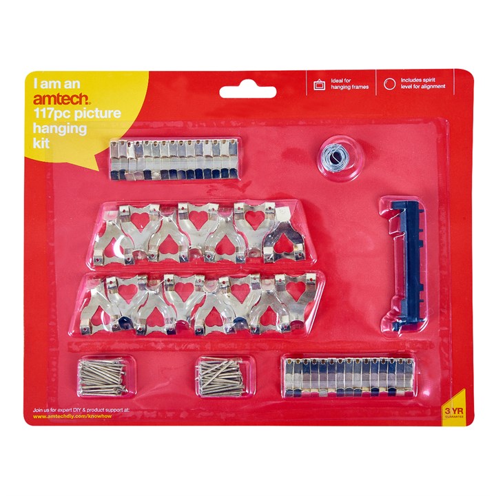 117Pc Picture Hanging Kit