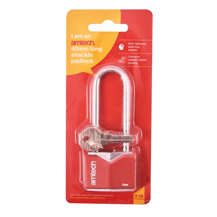 40Mm Long Shackle Iron Padlock