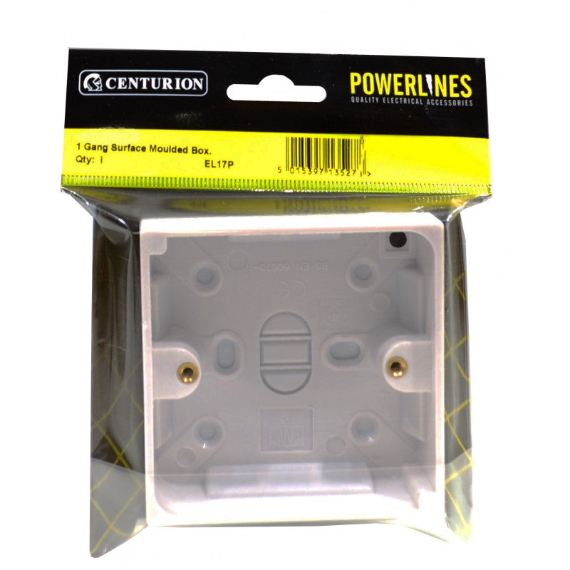 1 gang surface moulded box