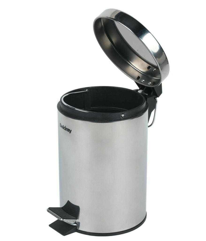 Beldray Stainless Steel 3 Litre Soft-Close Bin